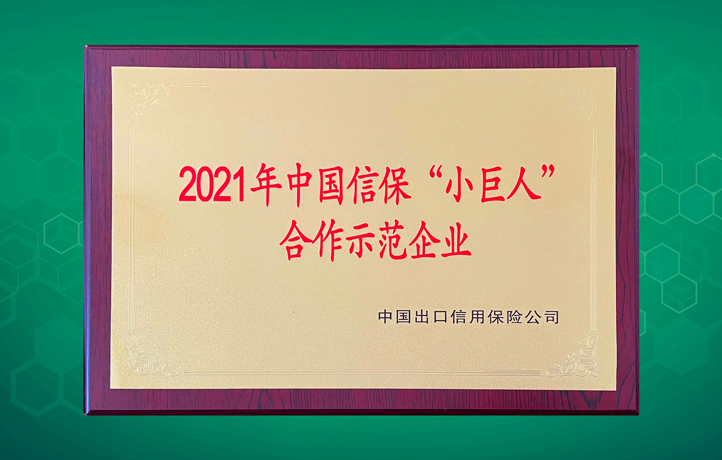 楊帆遠(yuǎn)航走向世界！華聯(lián)領(lǐng)世榮獲中國(guó)信保“小巨人”合作示范企業(yè)！
